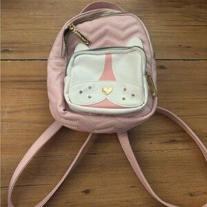 Betsey Johnson mini French bulldog backpack